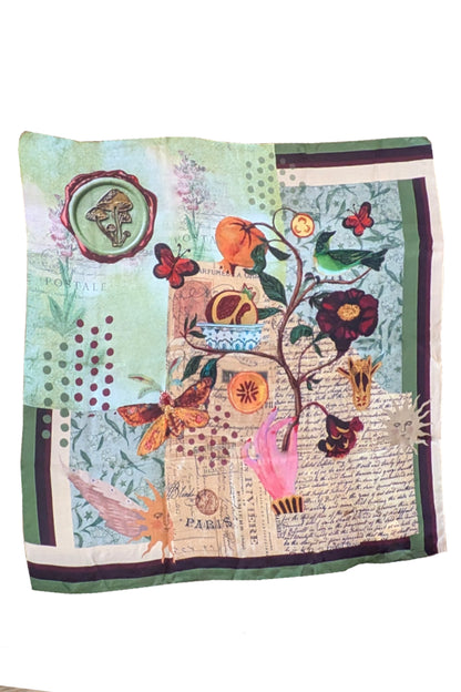Silk 100cm Scarf