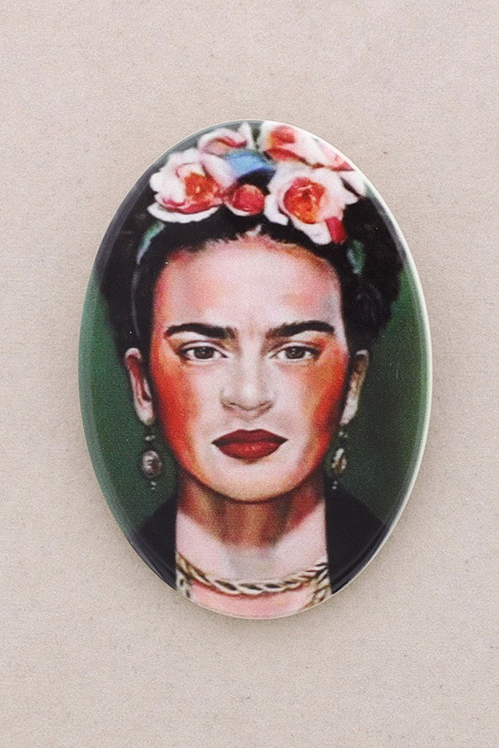 Sonata Frida Resin Oval Brooch Close