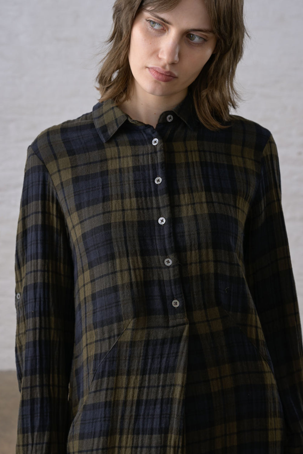Big Check Alexa Shirt Dress