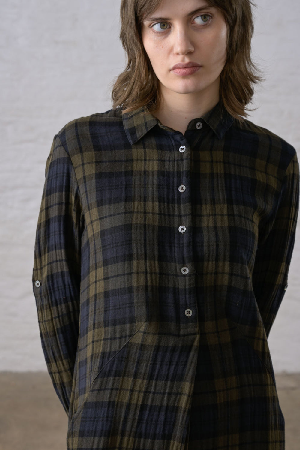 Big Check Alexa Shirt Dress