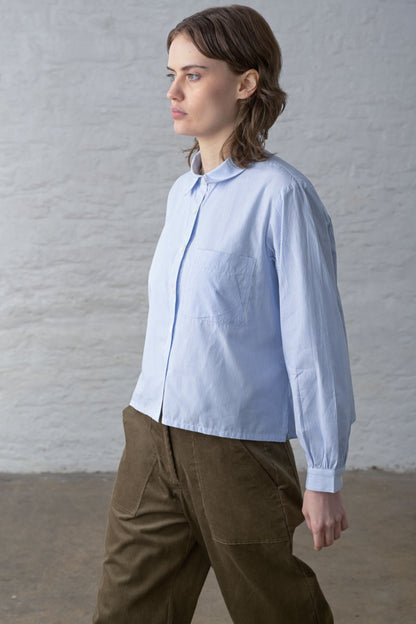 Striped Ada Cropped Blouse