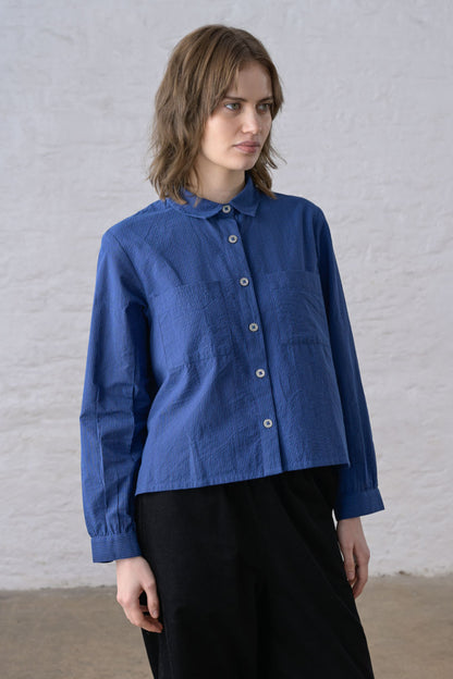 Striped Ada Cropped Blouse