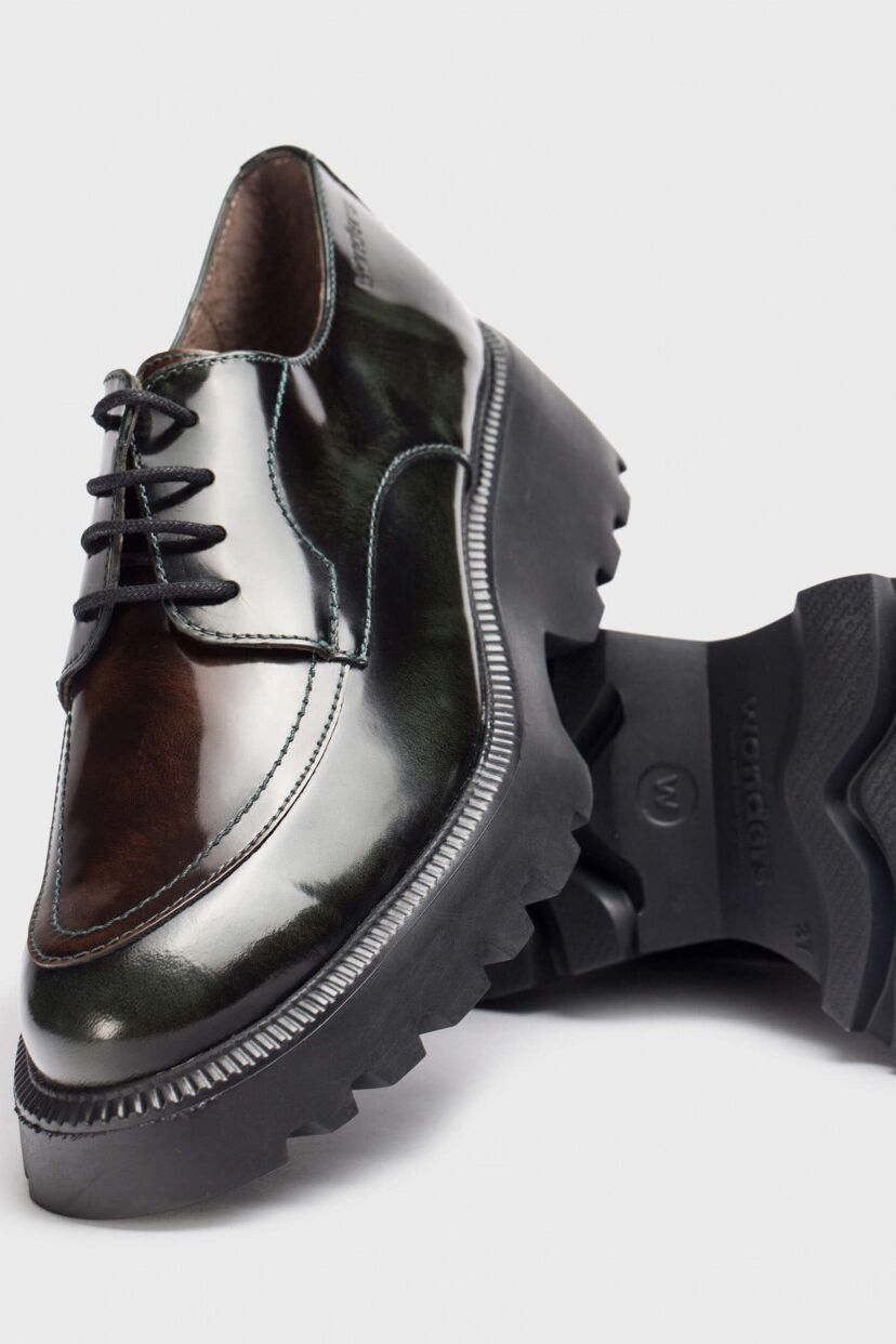 Wonders Portobello Brogue Regata Black Black