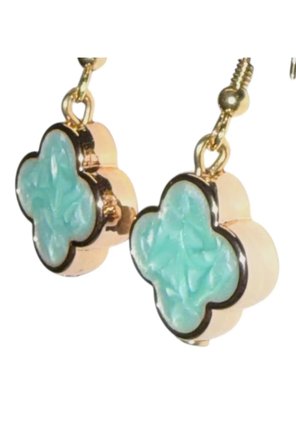 Clover Pearlescent Drop Earrings