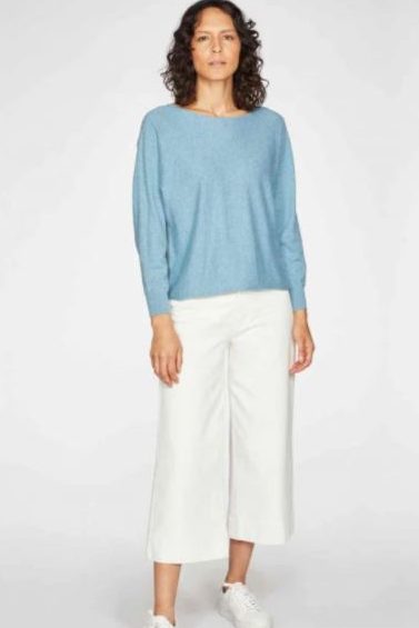 Thought Polly Batwing Jumper Duck Egg