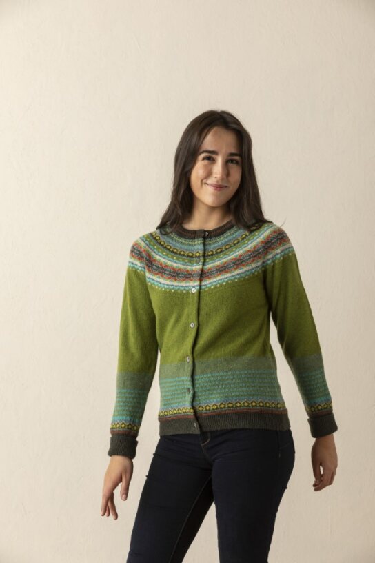 Eribe Alpine Cardigan Moss Green