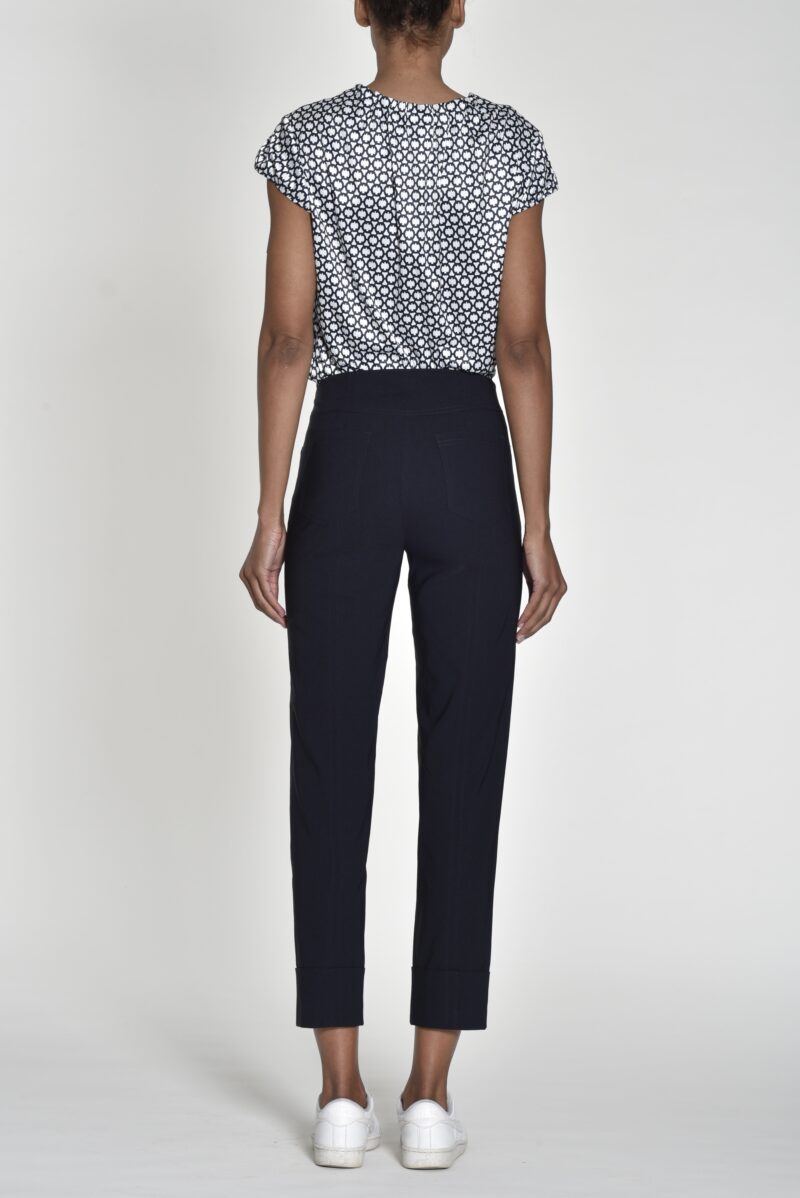 Robell Bella 09 Trousers Navy Blue