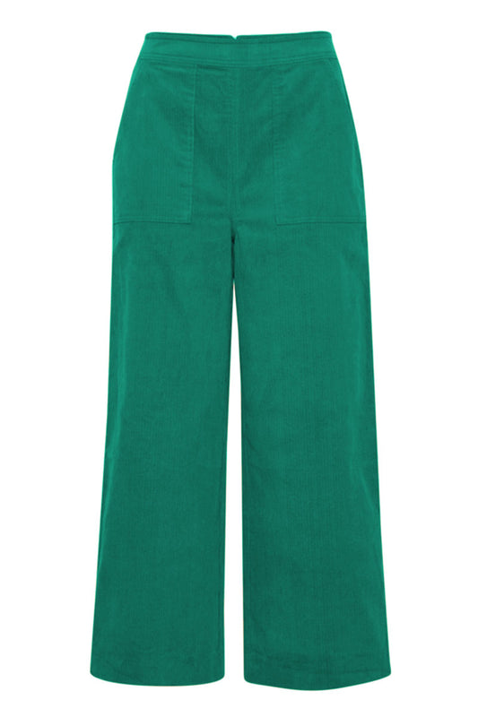 Ichi Cassia Trousers Cadmium Green Green