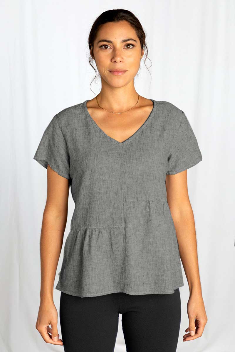 Cut Loose Crosshatch Patch Top Cathedral