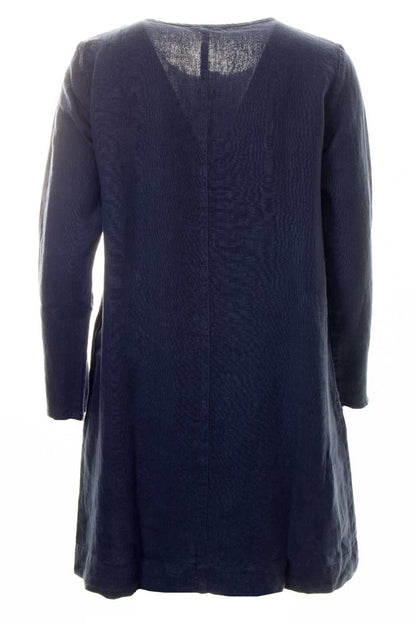 Cut Loose Coat Dress Linen Night