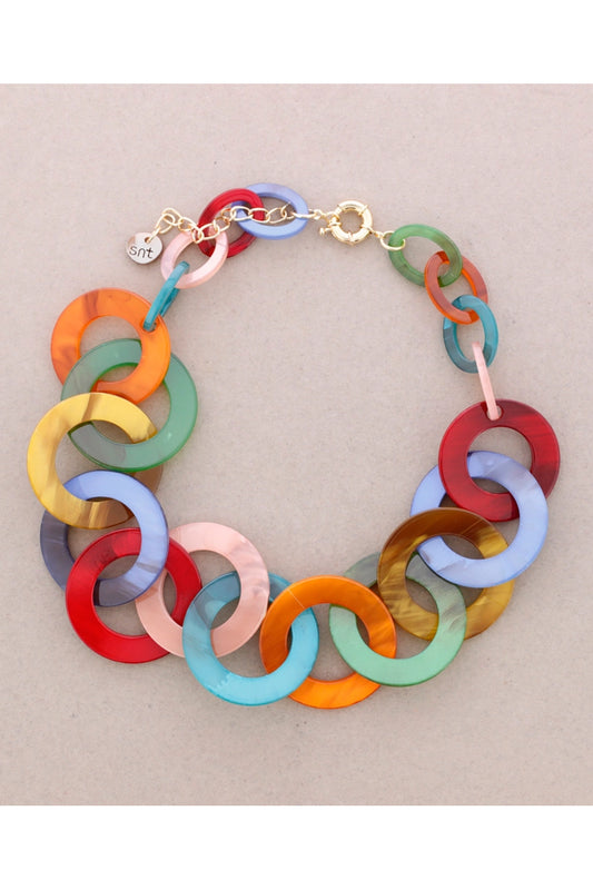 Resin Links Necklace