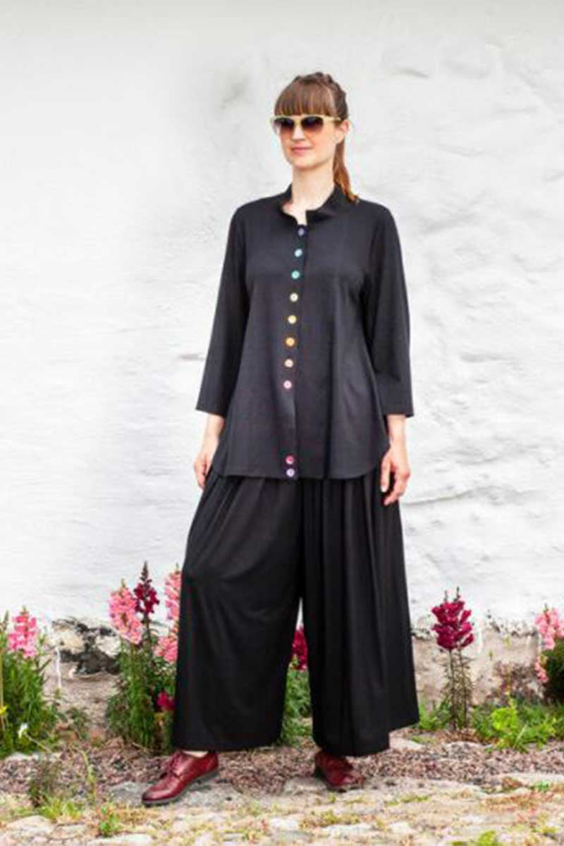 Ralston Berno Top Plain Black