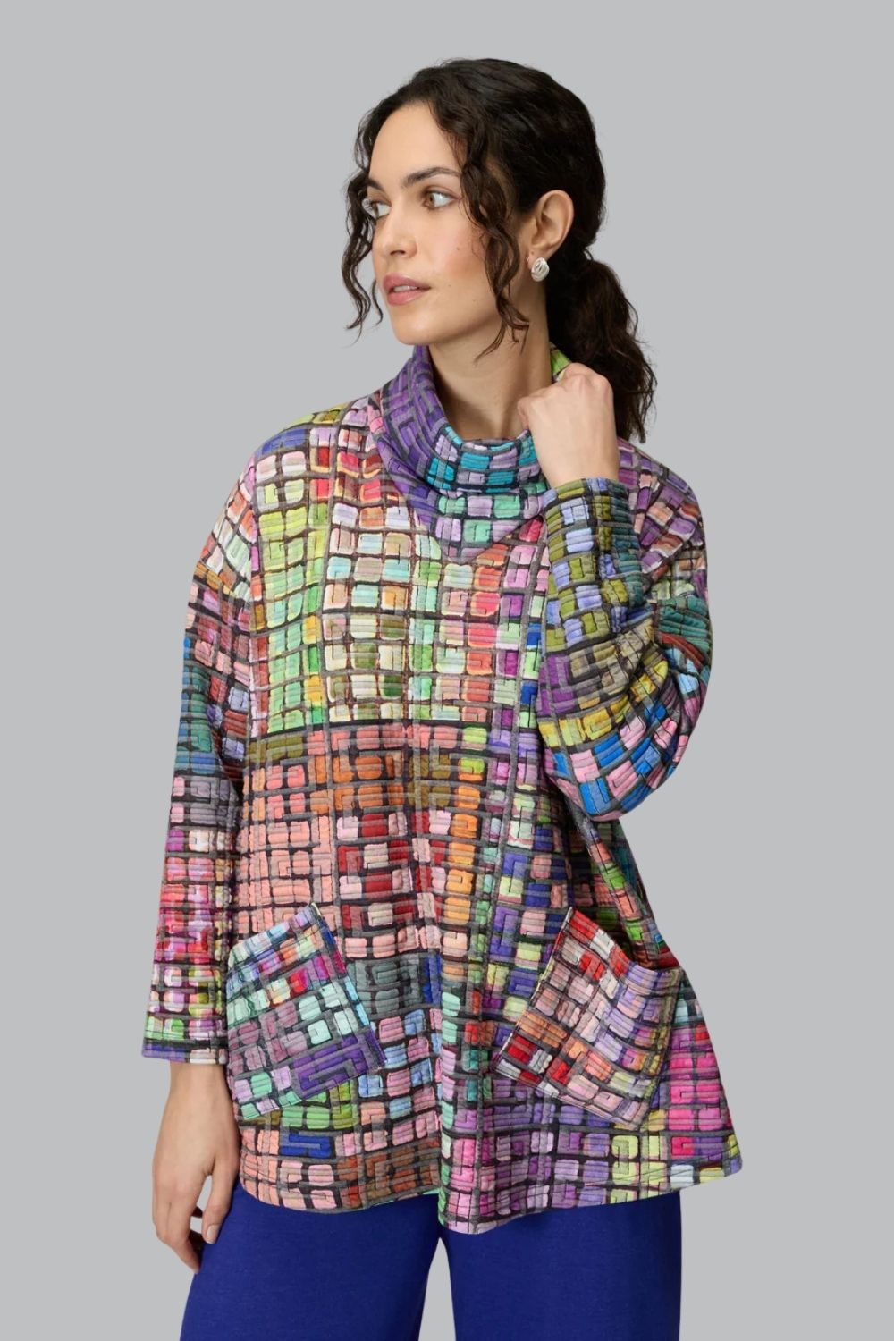 Coloured Glass Tiles Jersey Tunic