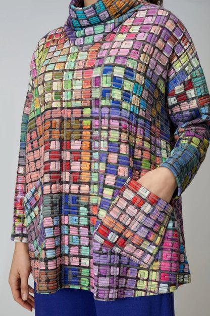 Coloured Glass Tiles Jersey Tunic