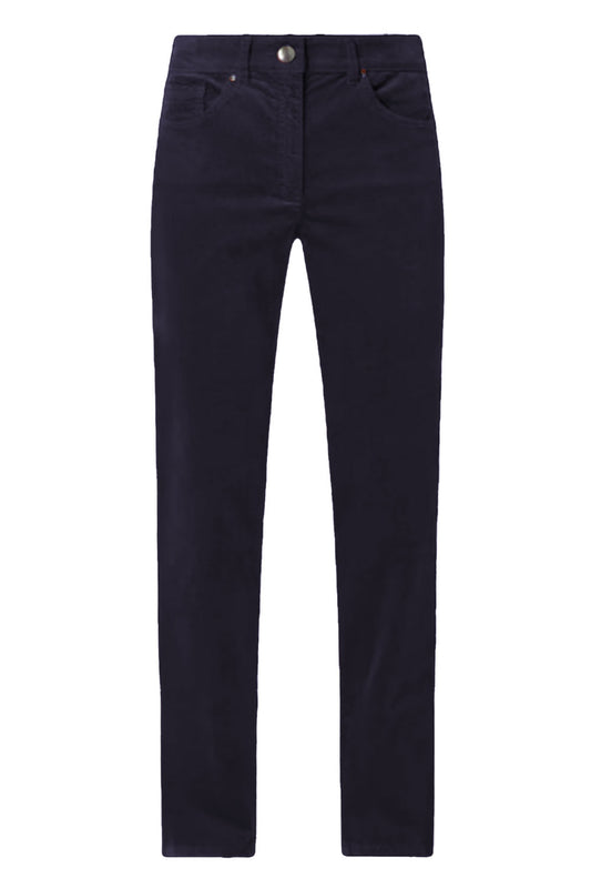 Zerres Cora Cord Trousers Navy Blue