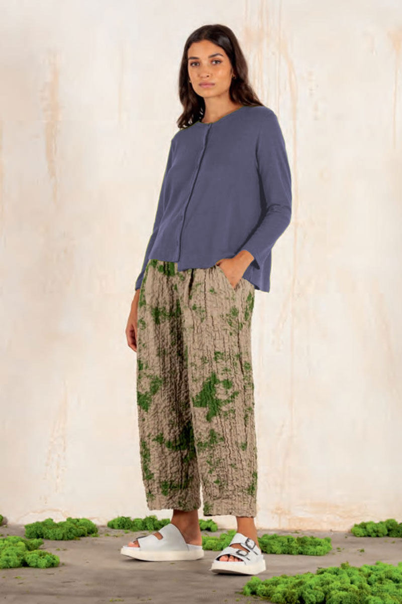 Mama B Crema Cardigan Officina Blue