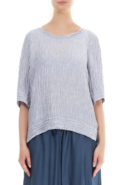 Grizas Silk Linen 5840 Top Silver Silver