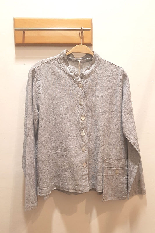 Cut Loose Crosshatch Cargo Jacket White White