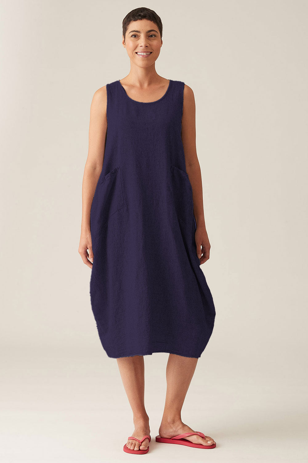 Cut Loose Crosshatch Pocket Dress Fava