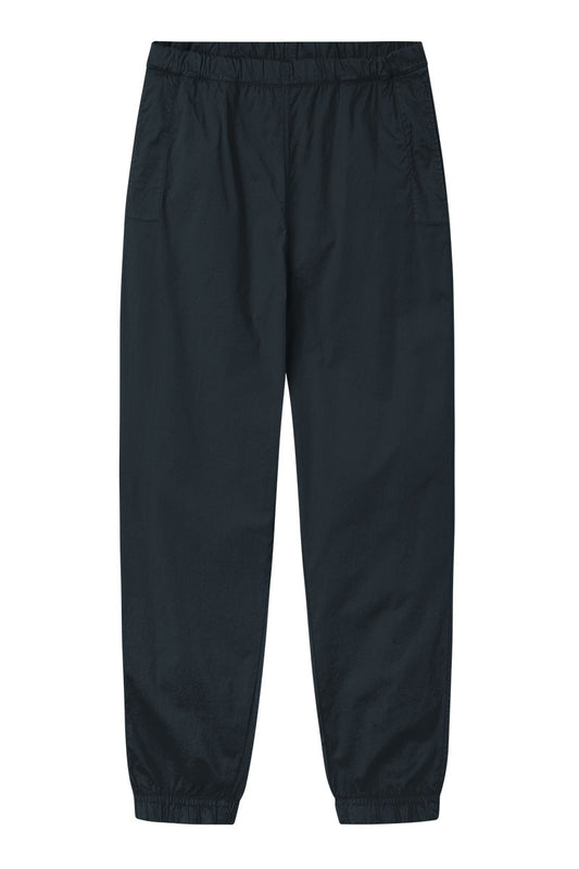 By Basics Elastic Cuff Pants Midnight Blue