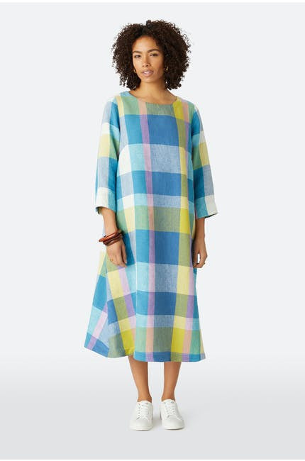 Sahara Madras Check Dress Multi