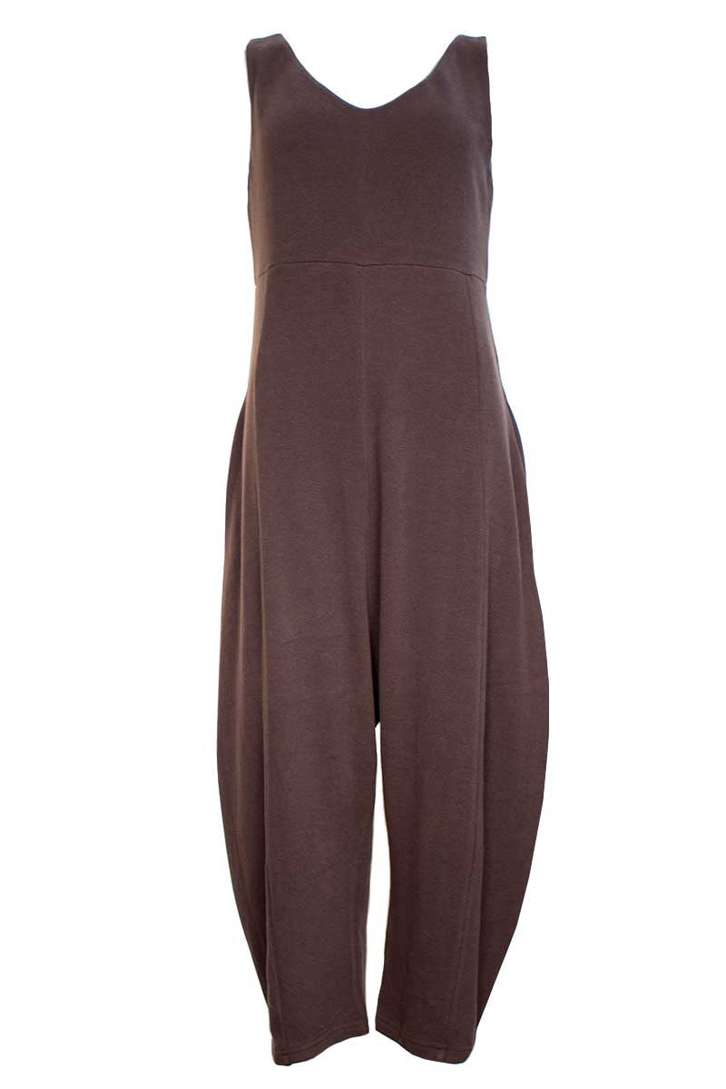 Neirami Tuta Basic Jumpsuit Brown