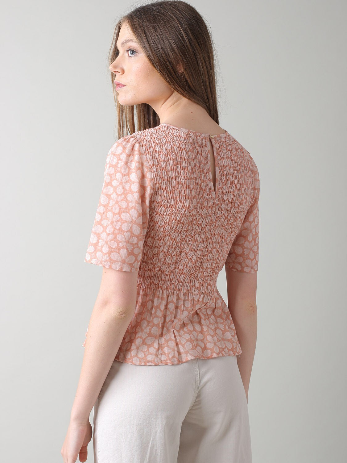 Indi & Cold Floral Print Camisole terracotta