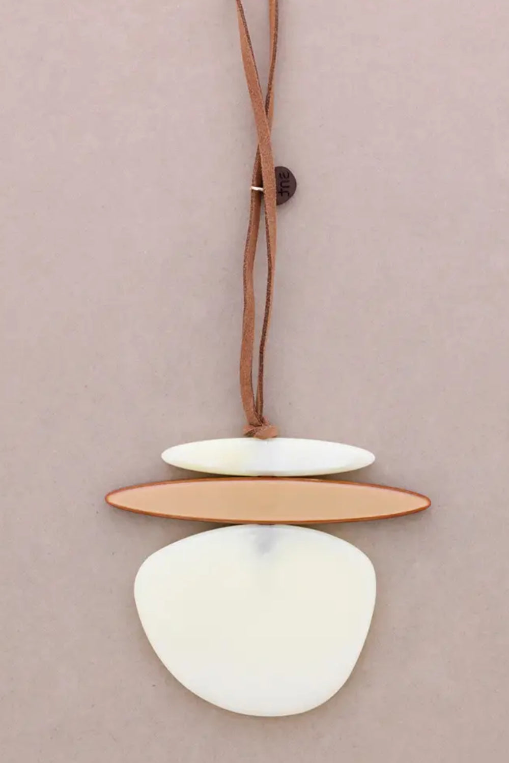 Large Statement Resin Pendant Necklace