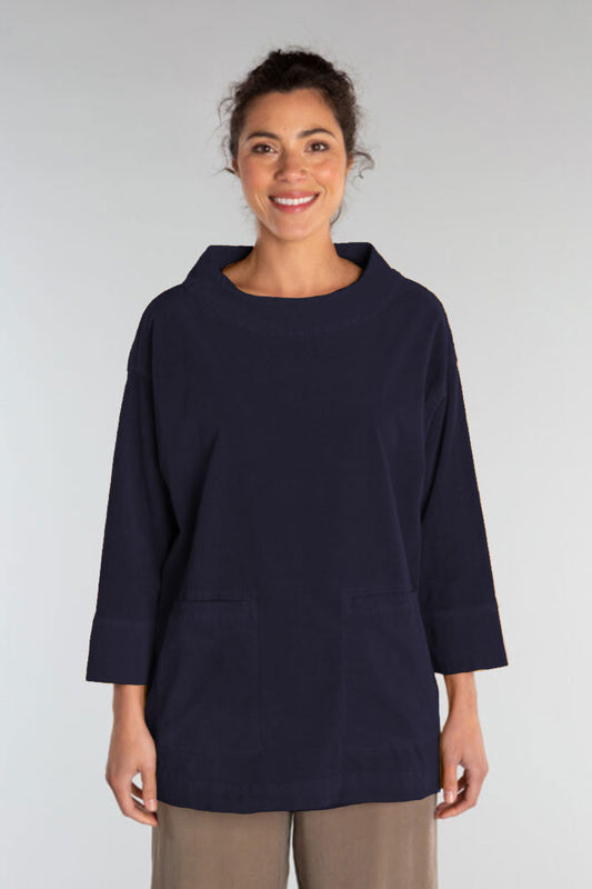 Cut Loose Mini Cord Pocket Top Blue Moon