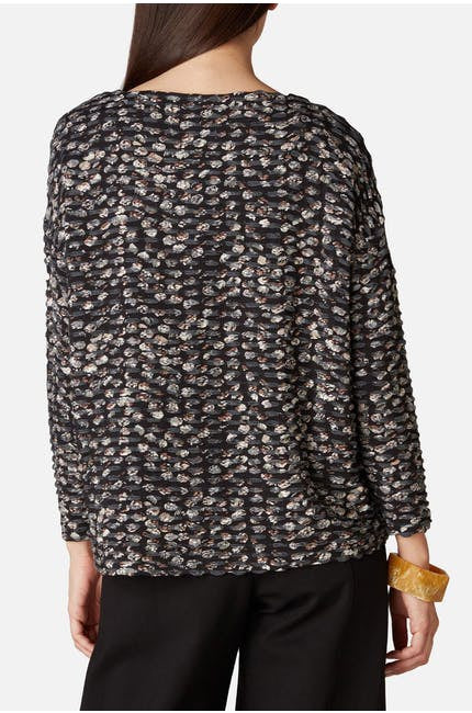 Sahara Wave Dot Jersey Top
