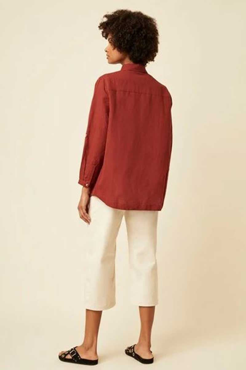 Great Plains Iris Blend Shirt Sandalwood