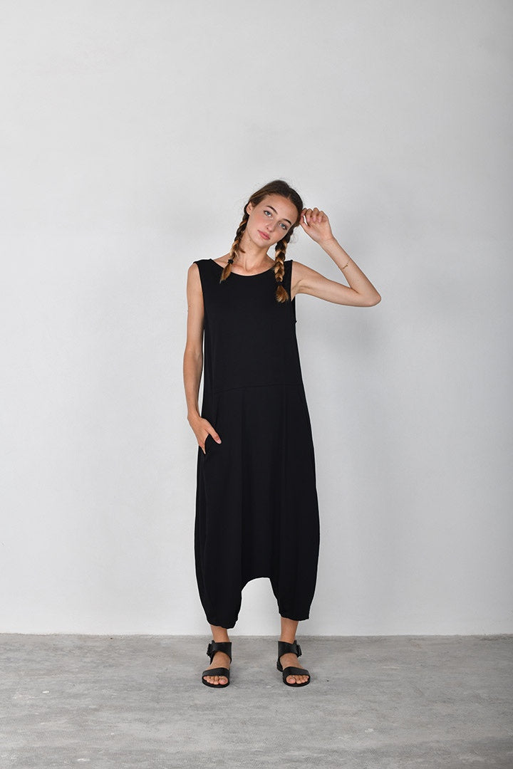 Mama B Ios Jumpsuit Nero