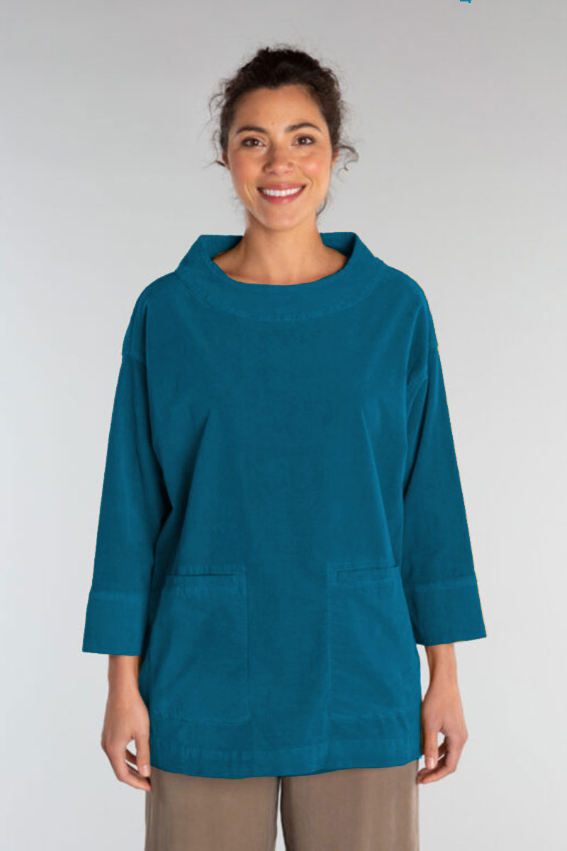 Cut Loose Mini Cord Pocket Top Deep Sea