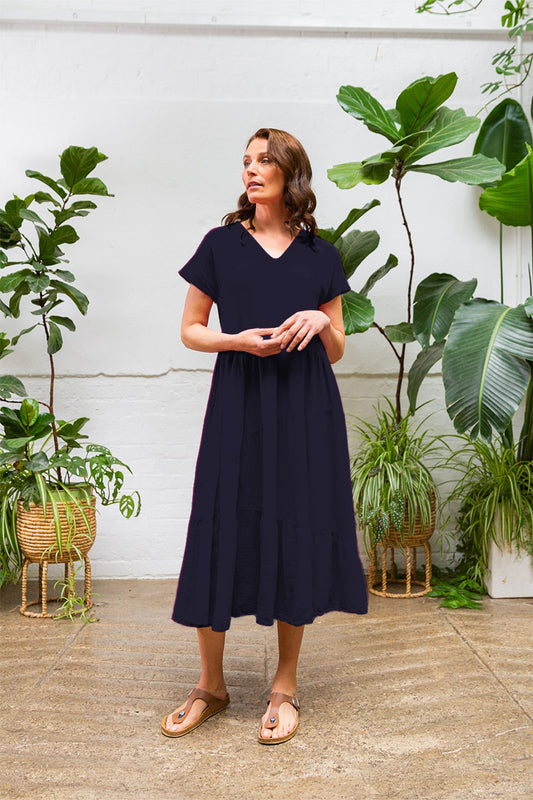 OneLife Toucan Dress Ink Blue