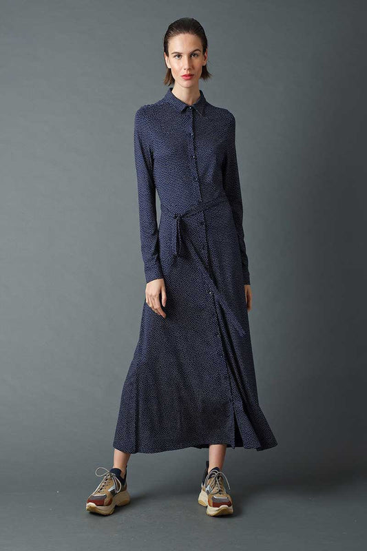 Indi & Cold Tricot Dress Marino