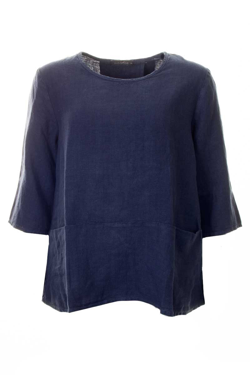 Cut Loose Pocket Pullover Linen Night