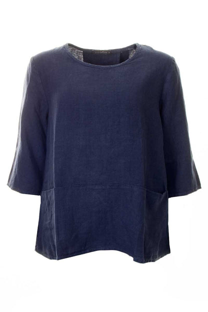 Cut Loose Pocket Pullover Linen Night