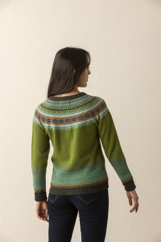 Eribe Alpine Cardigan Moss Green
