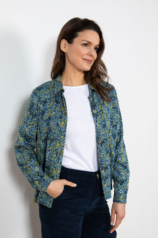 Lily and Me Ebley Shirt Cumulus Navy Blue