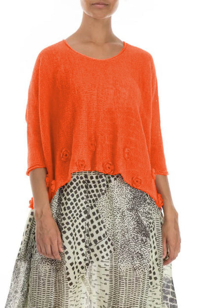 Linen 6645 Flower Jumper