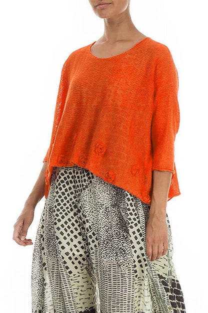 Linen 6645 Flower Jumper