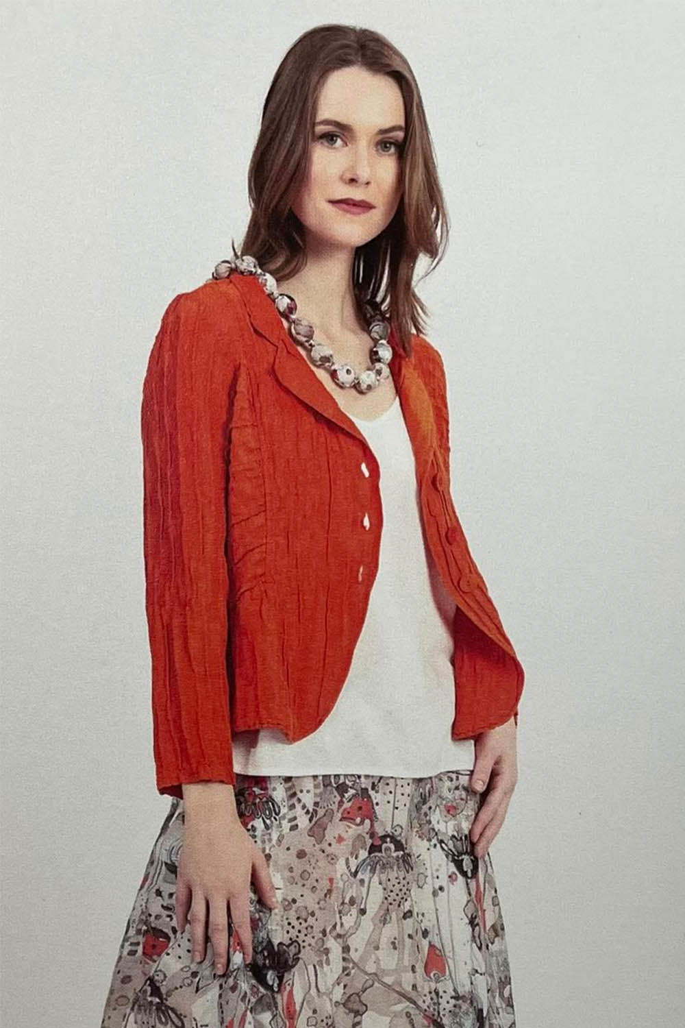 Crinkle Silk 71381 Jacket