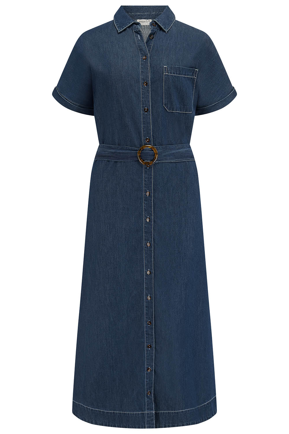 Lourdes Midi Shirt Dress