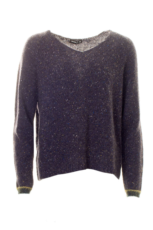 Mes Soeurs et Moi Saiga V-Neck Jumper Abysse