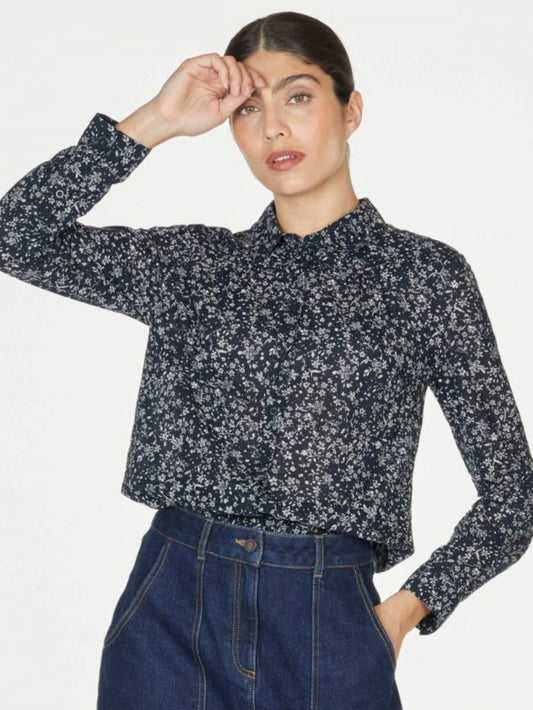 Thought Florentine Collar Shirt Midnight