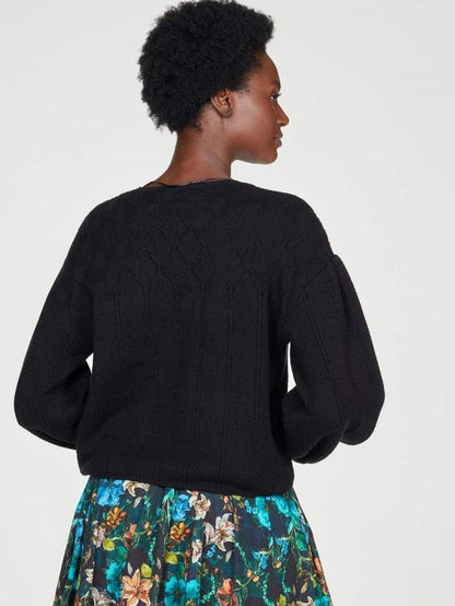 Thought Bennedetta Pointelle Jumper Black