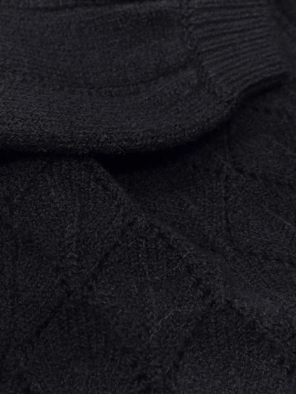 Thought Bennedetta Pointelle Jumper Black
