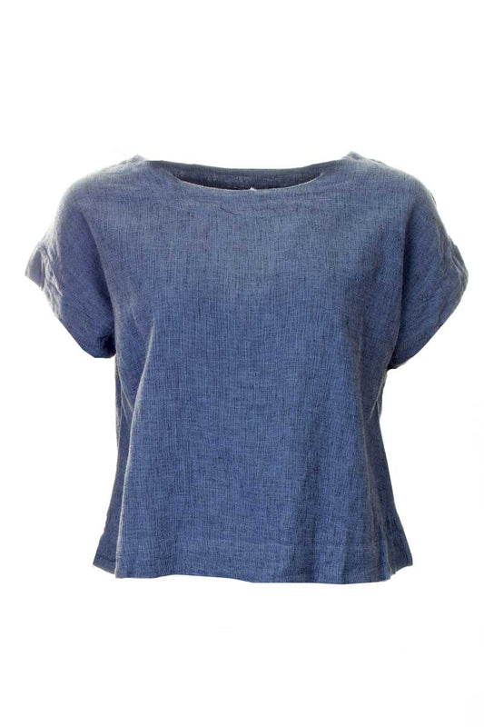 Cut Loose Crosshatch Crop Top Tidal
