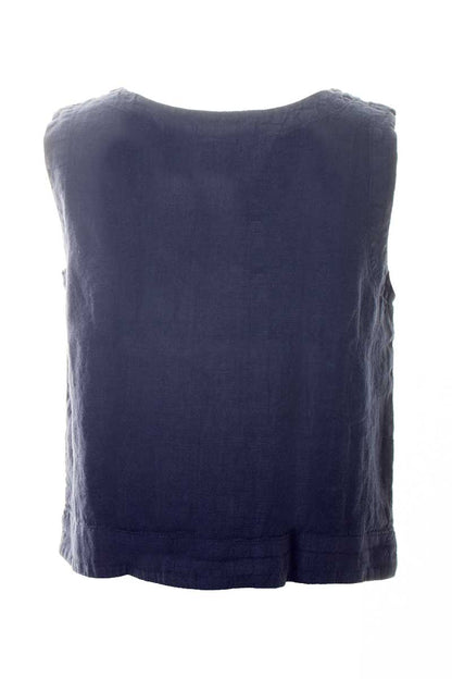 Cut Loose Shell Top Night Sky
