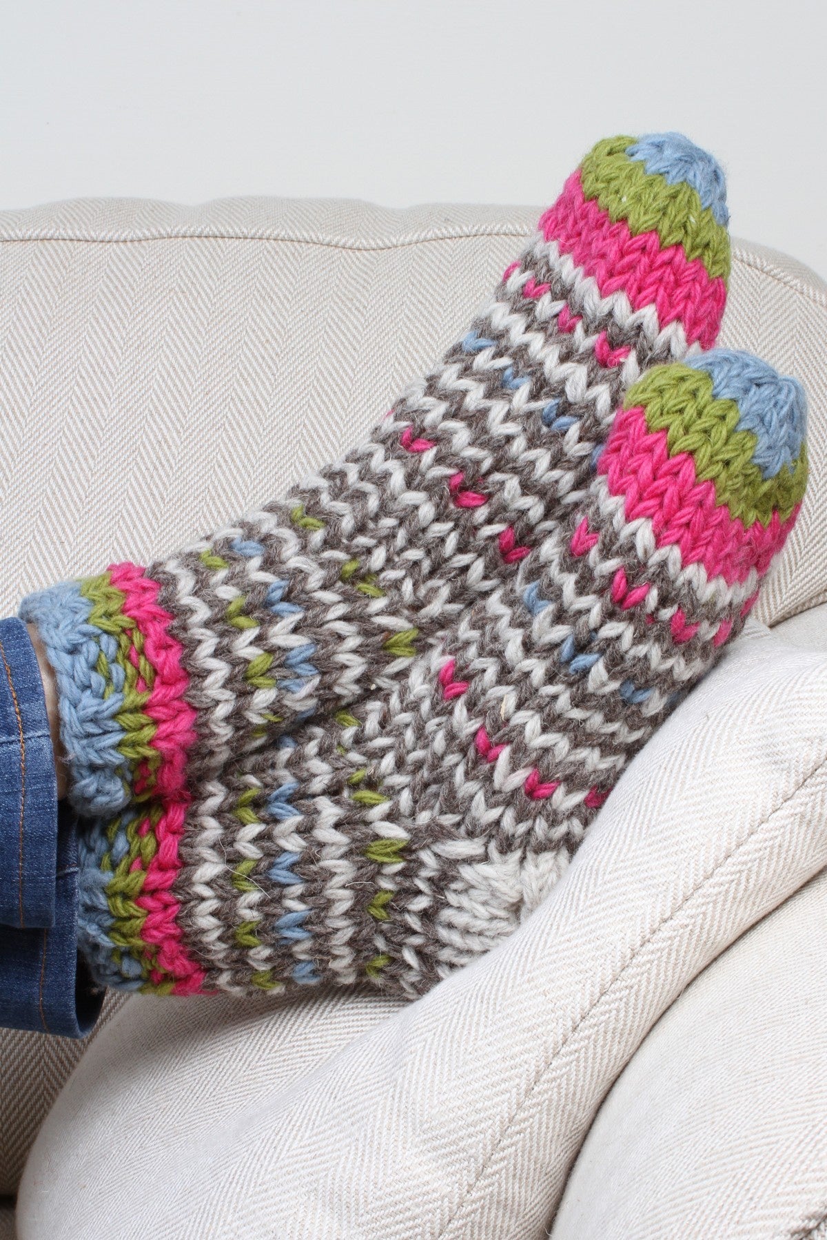 Pachamama Arica Sofa Socks Grey